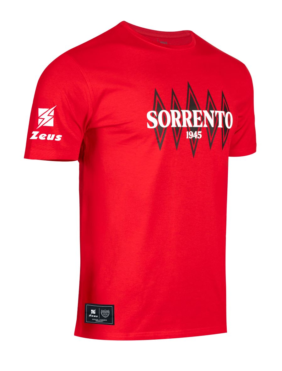 T shirt Rossa Sorrento 1945 Sorrento Calcio Official Store T shirt Rossa Sorrento 1945 Sorrento Calcio Official Store
