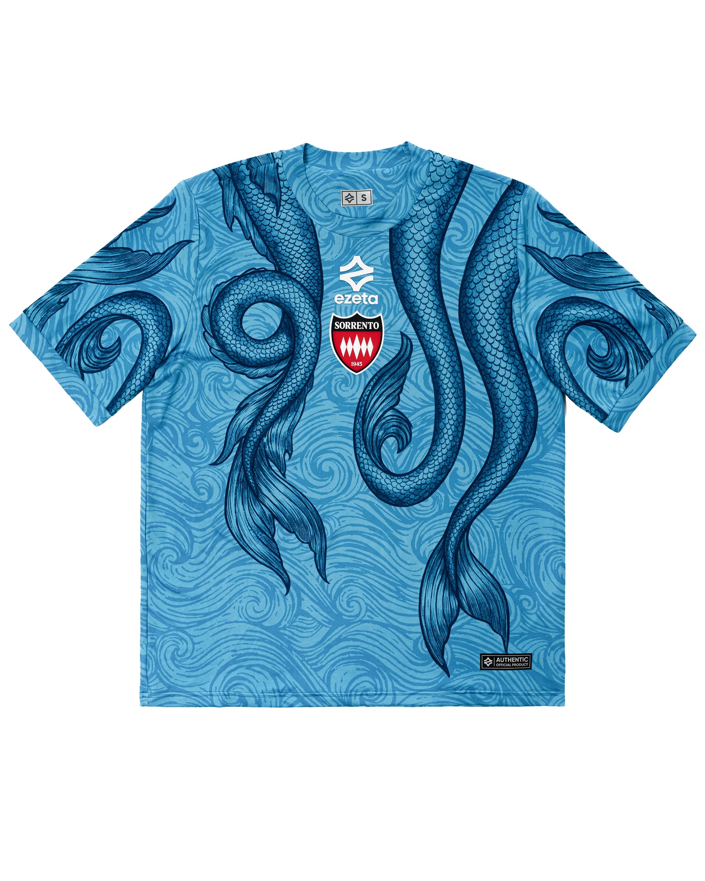 "PARTENOPE" AZURE SEA JERSEY by ezeta