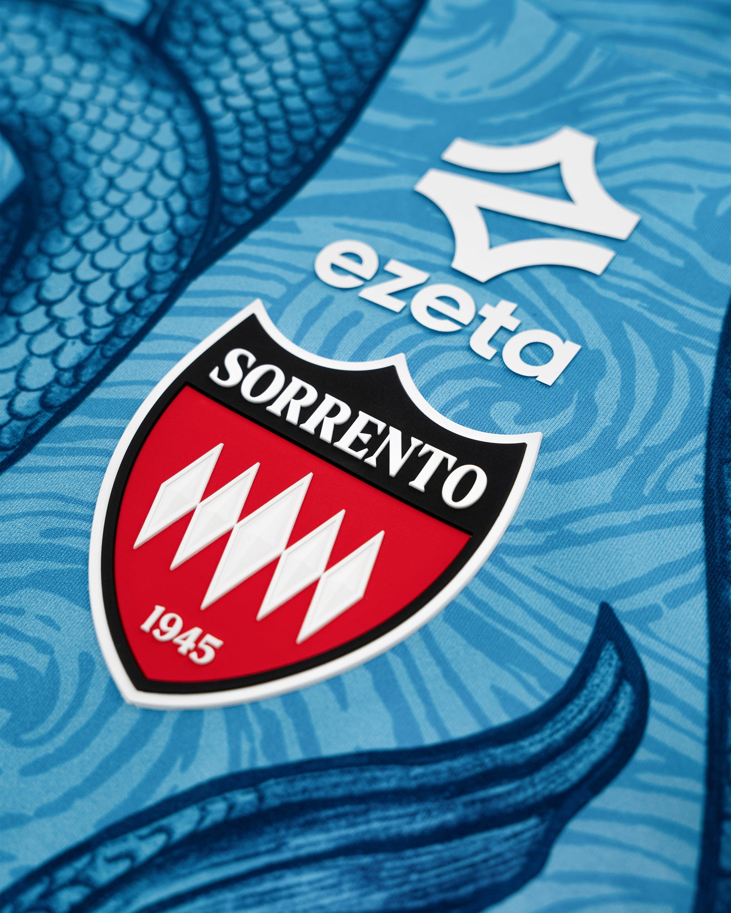 "PARTENOPE" AZURE SEA JERSEY by ezeta