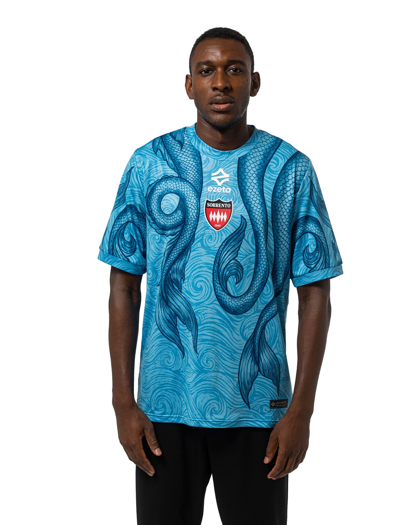 "PARTENOPE" AZURE SEA JERSEY by ezeta