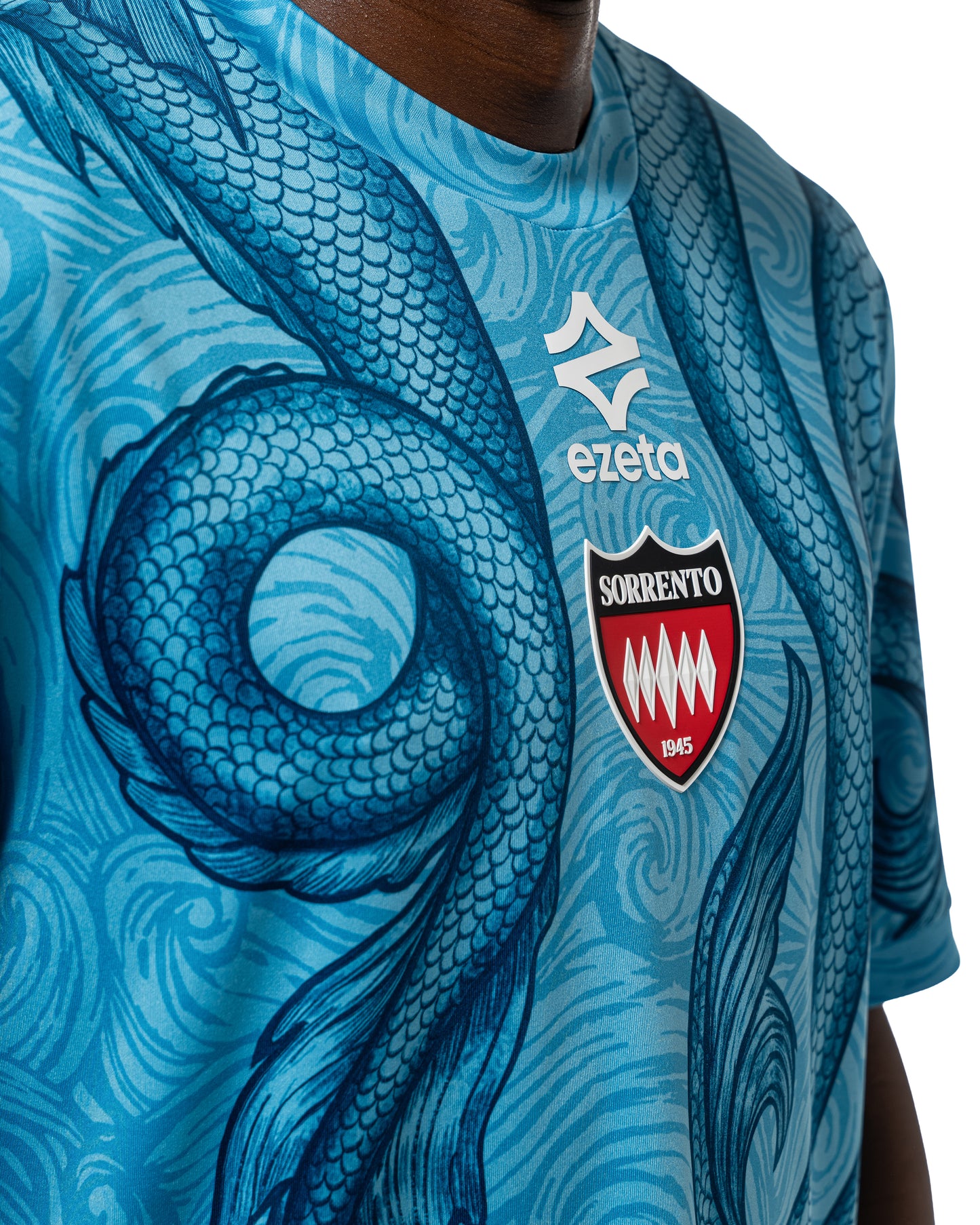 "PARTENOPE" AZURE SEA JERSEY by ezeta