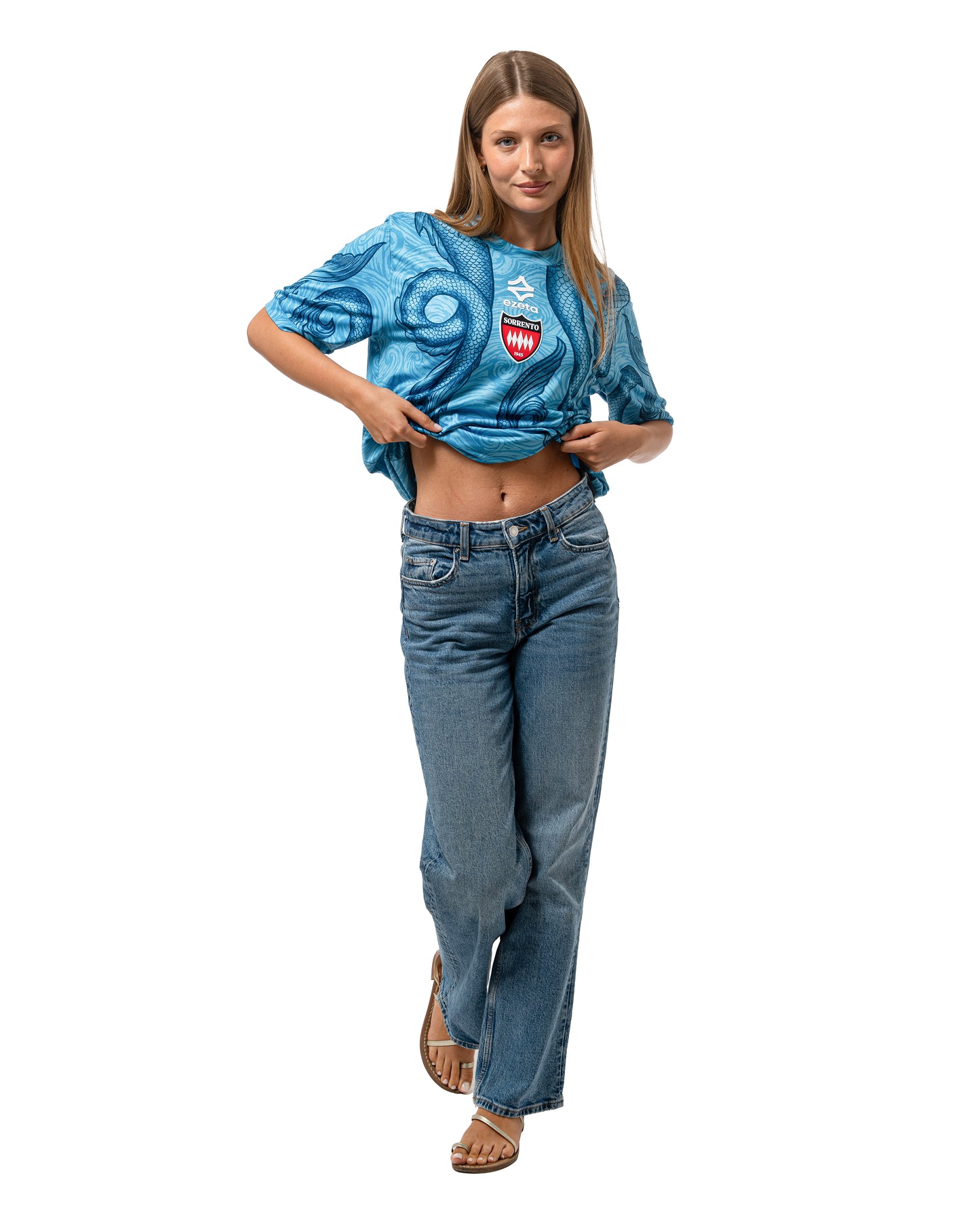 "PARTENOPE" AZURE SEA JERSEY by ezeta